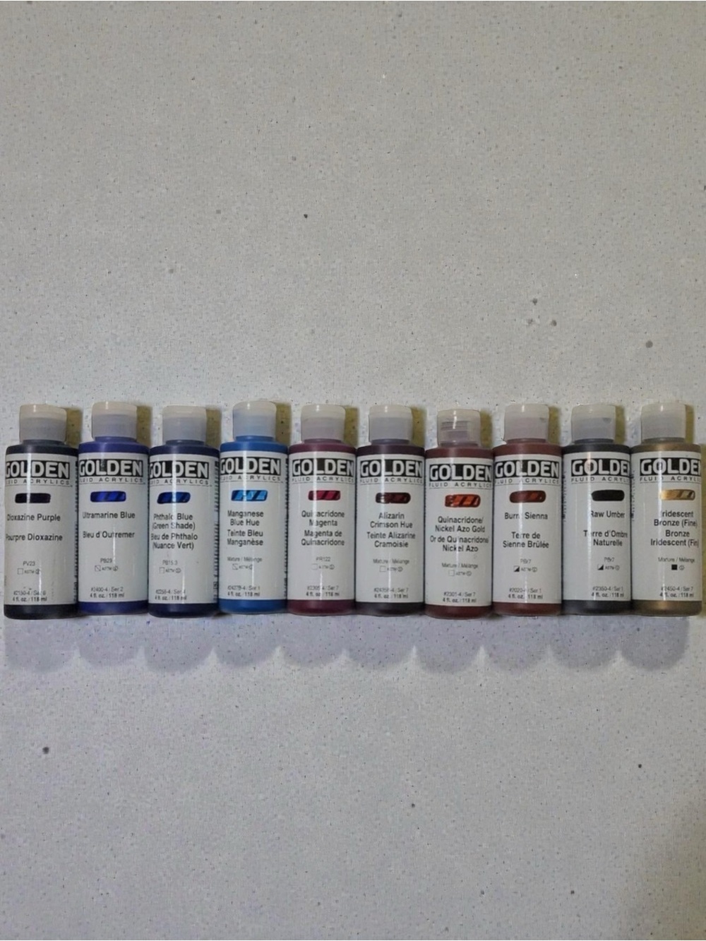 New Golden Fluid Acrylic Paint, 30- 4 fl oz Bottles, Paint Supplies Artist Paint - Picture 5 of 5